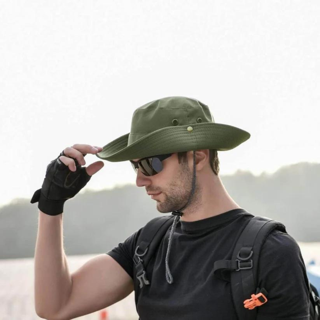 Outdoor Bucket Hat with UV protection – Stormtrail-Green-State of Style