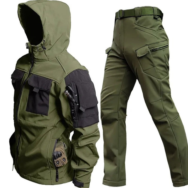 Outdoor Men's Set - Max-Dark green-S-Nora Luxe