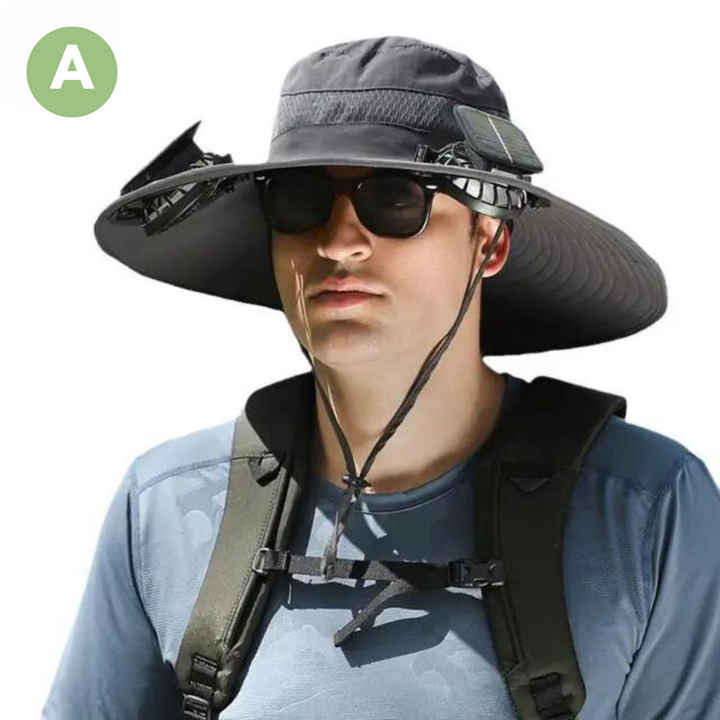 Outdoor Sun Hat with Built-in Fan – Sunbreeze-A-State of Style