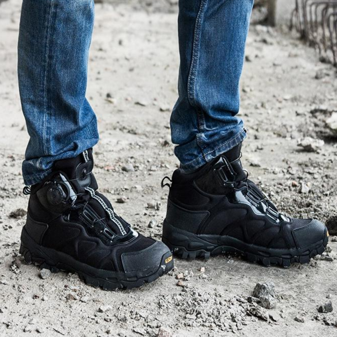 Outdoor Walking Shoes - TrailMaster-Black-7-Nora Luxe