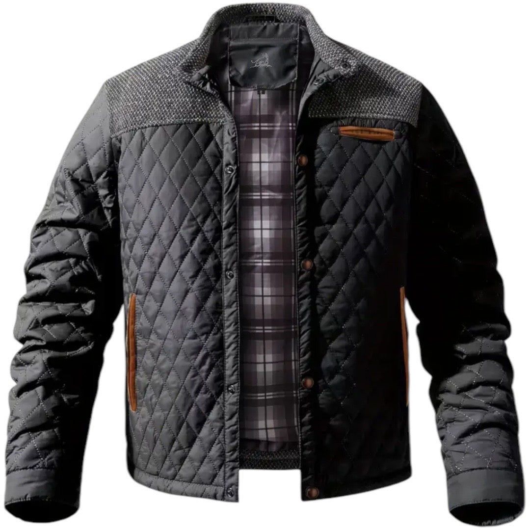 Outdoor Winter Parka for Men - Arctos-Gray-S-Nora Luxe