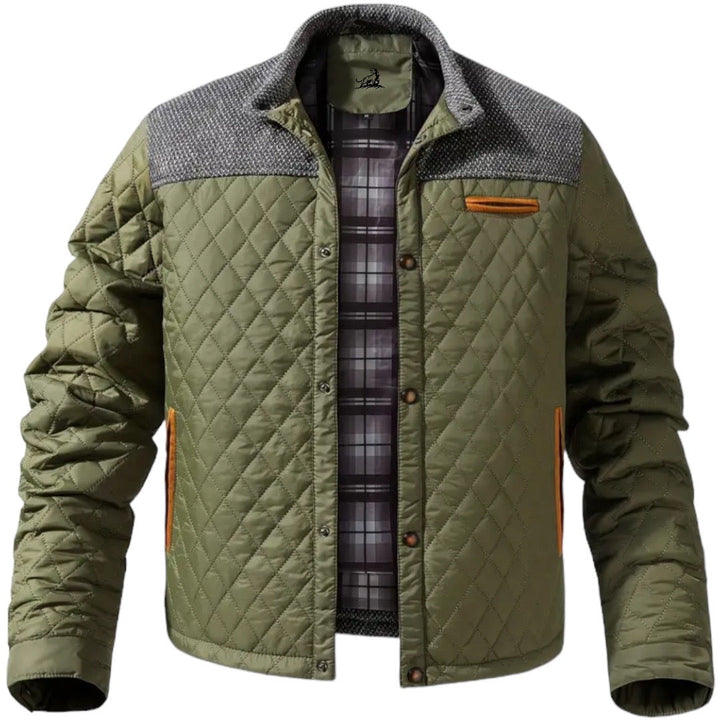 Outdoor Winter Parka for Men - Arctos-Green-S-Nora Luxe