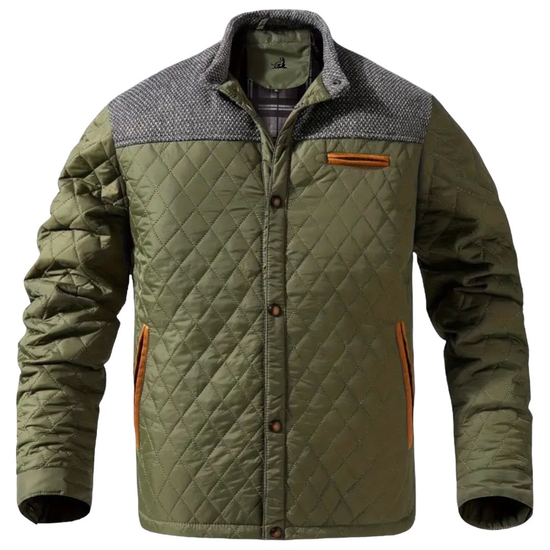 Outdoor Winter Parka for Men - Arctos-Green-S-Nora Luxe