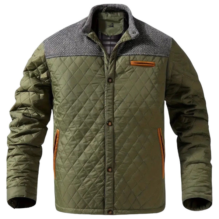 Outdoor Winter Parka for Men - Arctos-Green-S-Nora Luxe