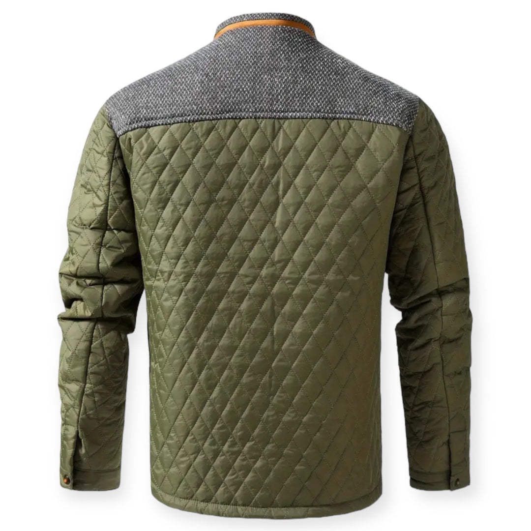 Outdoor Winter Parka for Men - Arctos-Green-S-Nora Luxe