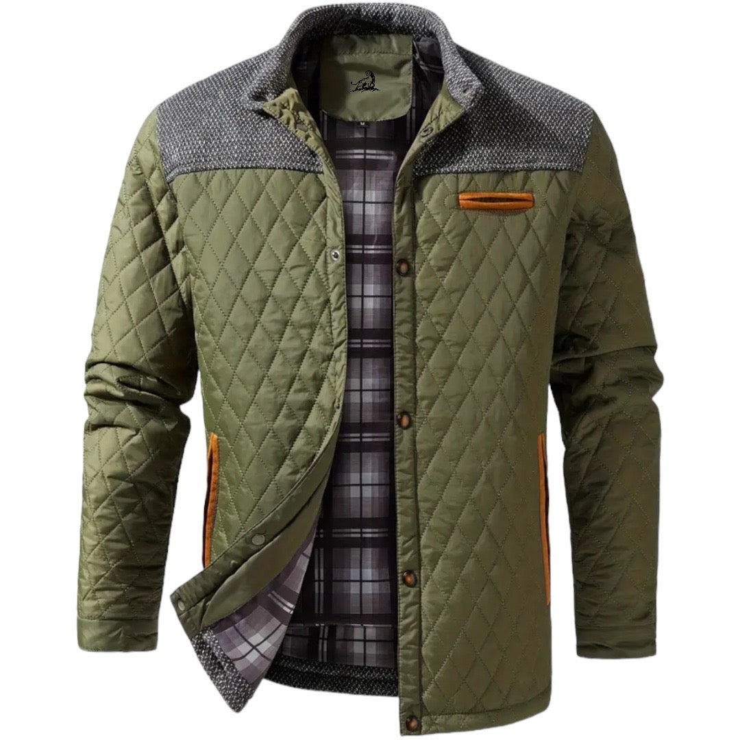 Outdoor Winter Parka for Men - Arctos-Green-S-Nora Luxe