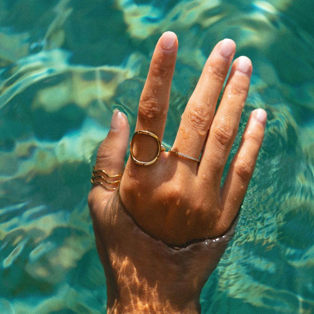 Oval Ring - Noa-5-Gold-Nora Luxe
