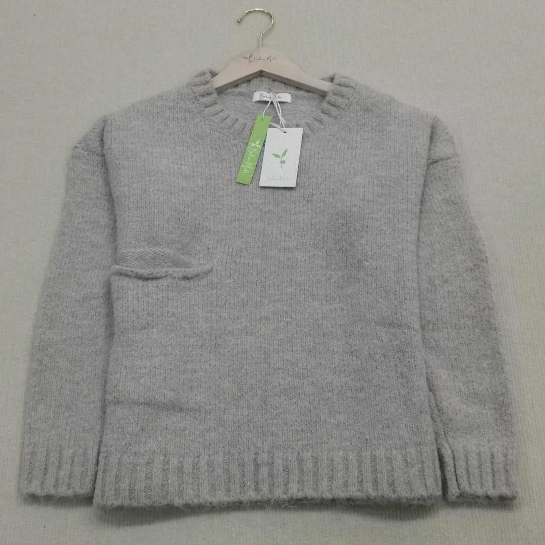 Oversized Knitted Sweater - AutumnComfort-S-Nora Luxe