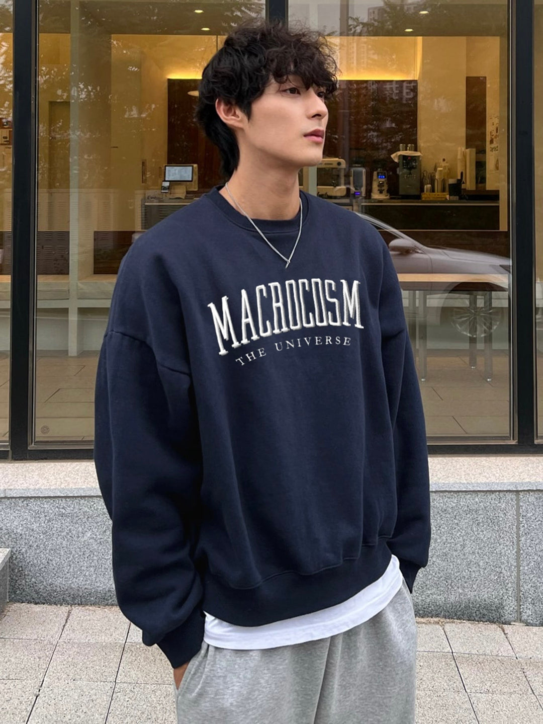 Oversized Sweatshirt for Men - Norveric-Dark blue-S-Nora Luxe