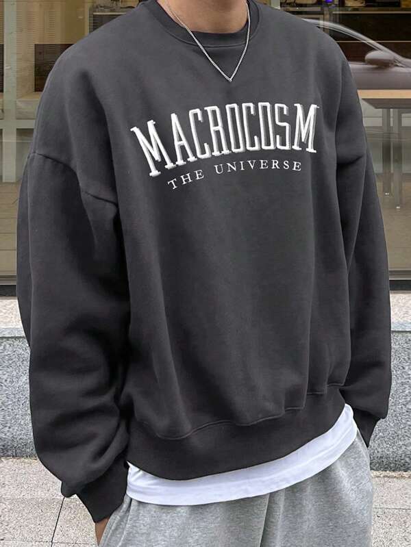 Oversized Sweatshirt for Men - Norveric-Dark gray-S-Nora Luxe