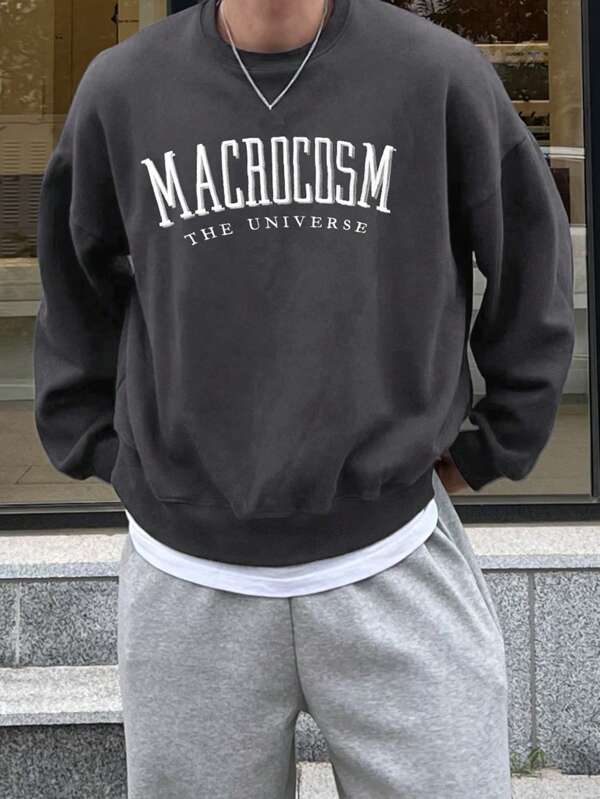 Oversized Sweatshirt for Men - Norveric-Dark gray-S-Nora Luxe