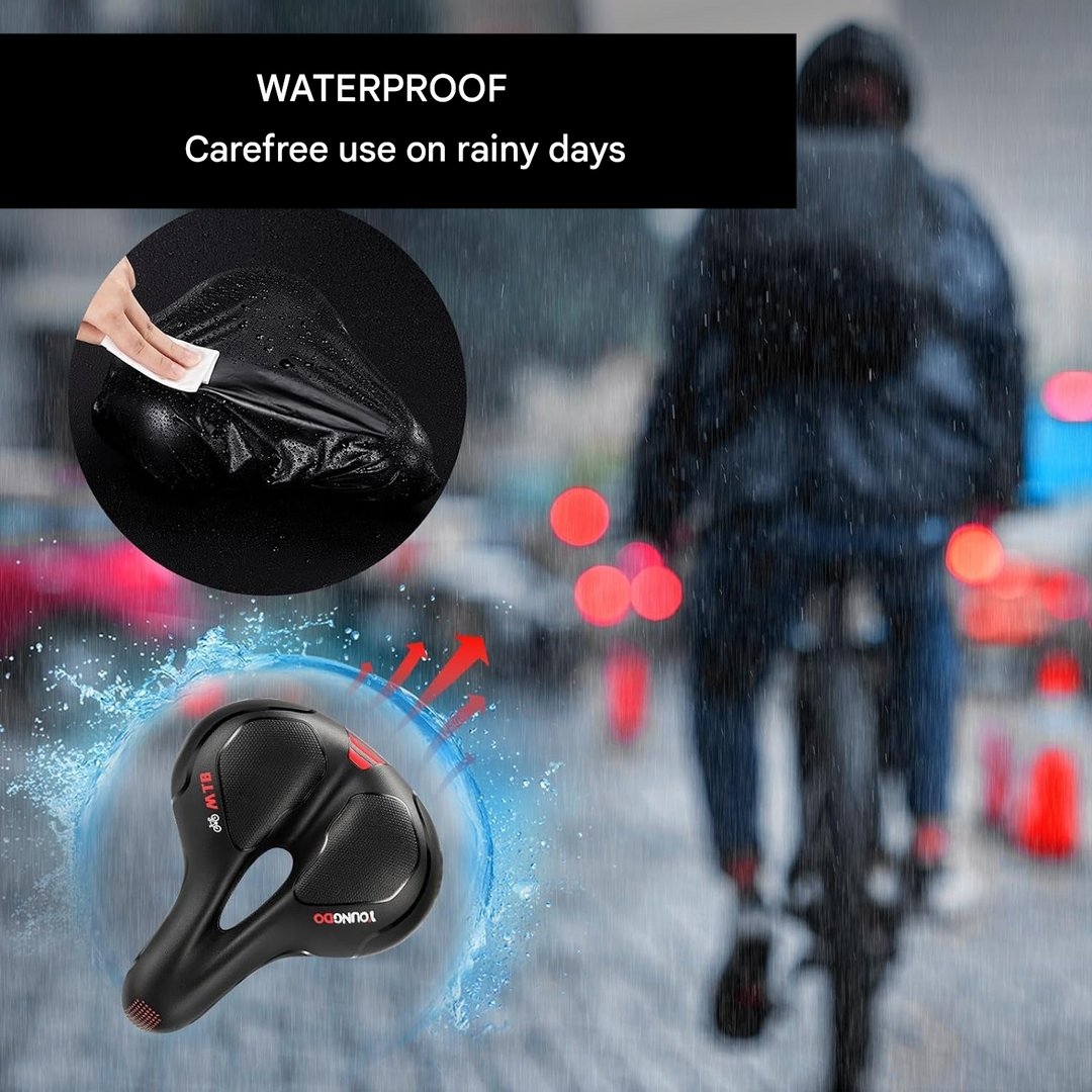 Pain-Free & Ergonomic Gel Bike Saddle - ErgoRoyal-Blue-Nora Luxe