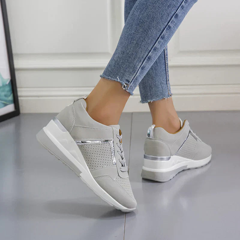 Pain-Free Feet All Day - Lupine Sneakers-Beige-3.5-Nora Luxe