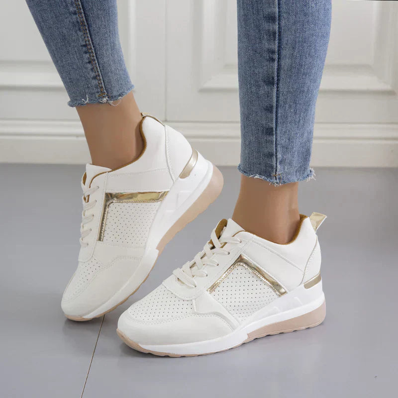 Pain-Free Feet All Day - Lupine Sneakers-Beige-3.5-Nora Luxe