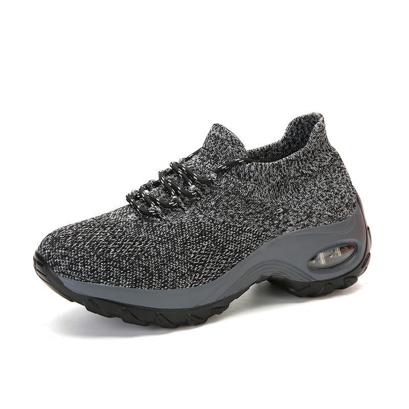 Pain-Relieving Ladies Sneakers - ComfortMax-Gray-4-Nora Luxe