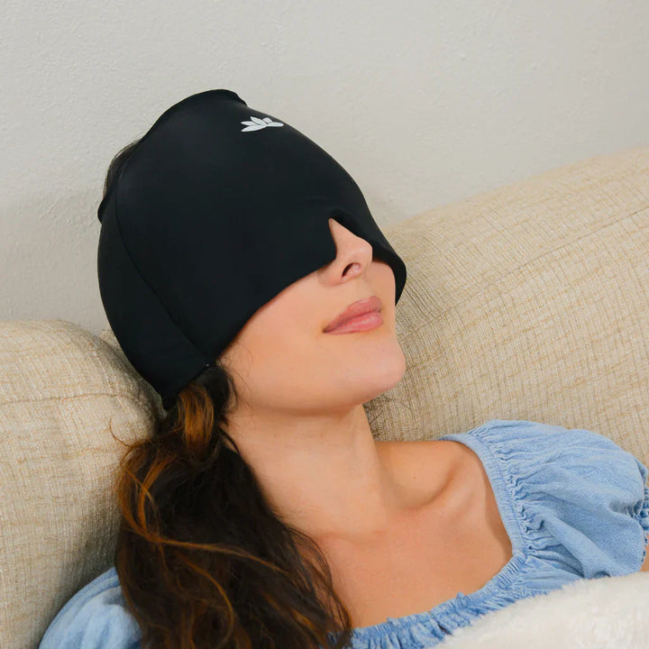 Pain Relieving Migraine Mask - MigraCalm™-Black (almost sold out)-Nora Luxe