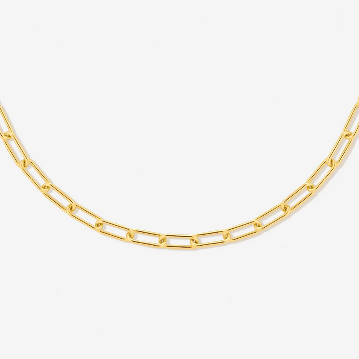 Paperclip Choker Necklace - Lina-Gold-Nora Luxe