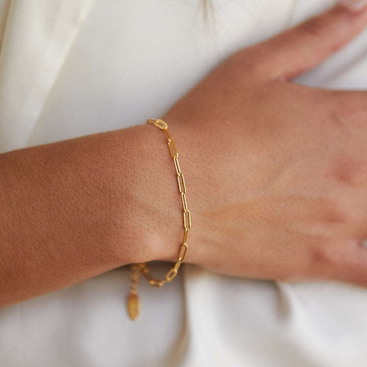 Paperclip Switch Bracelet - Nova-Gold-Nora Luxe