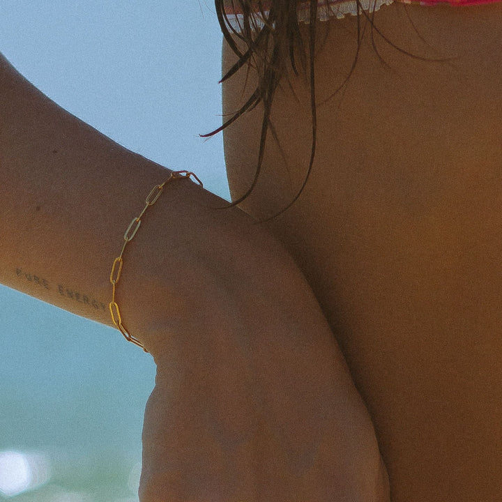 Paperclip Switch Bracelet - Nova-Gold-Nora Luxe