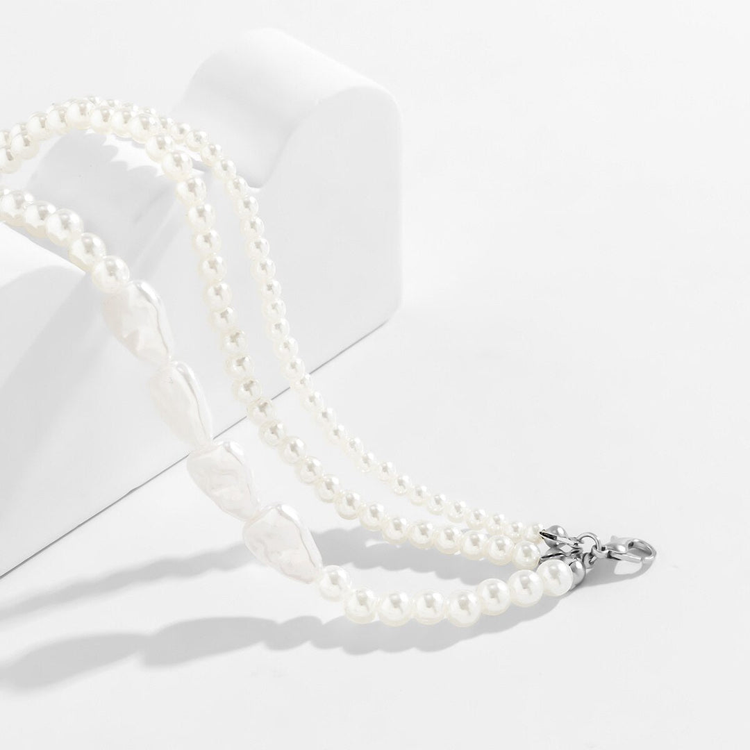 Pearl Elegance Layered Bracelet-Nora Luxe