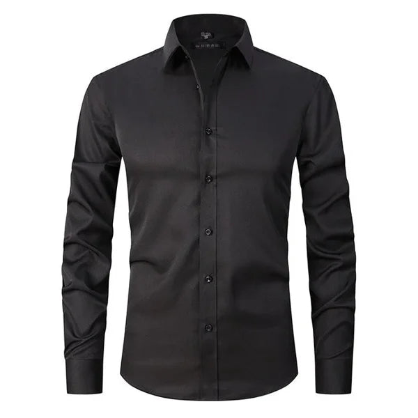Performance Shirt - DynamicStretch-Black-S-Nora Luxe