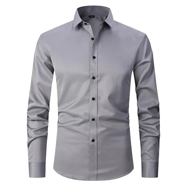 Performance Shirt - DynamicStretch-Gray-S-Nora Luxe