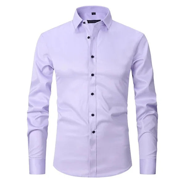 Performance Shirt - DynamicStretch-Light purple-S-Nora Luxe