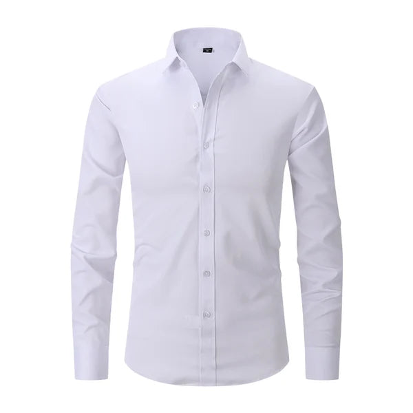 Performance Shirt - DynamicStretch-White-S-Nora Luxe