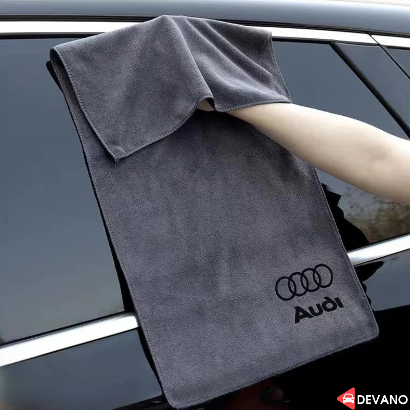 Personalised Microfiber Cloth for Car Detailing – Clarivo-Without Logo-11.81 × 23.62 inches-Nora Luxe