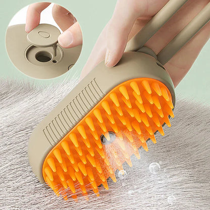 Pet Grooming Brush - FurEase-White-Nora Luxe