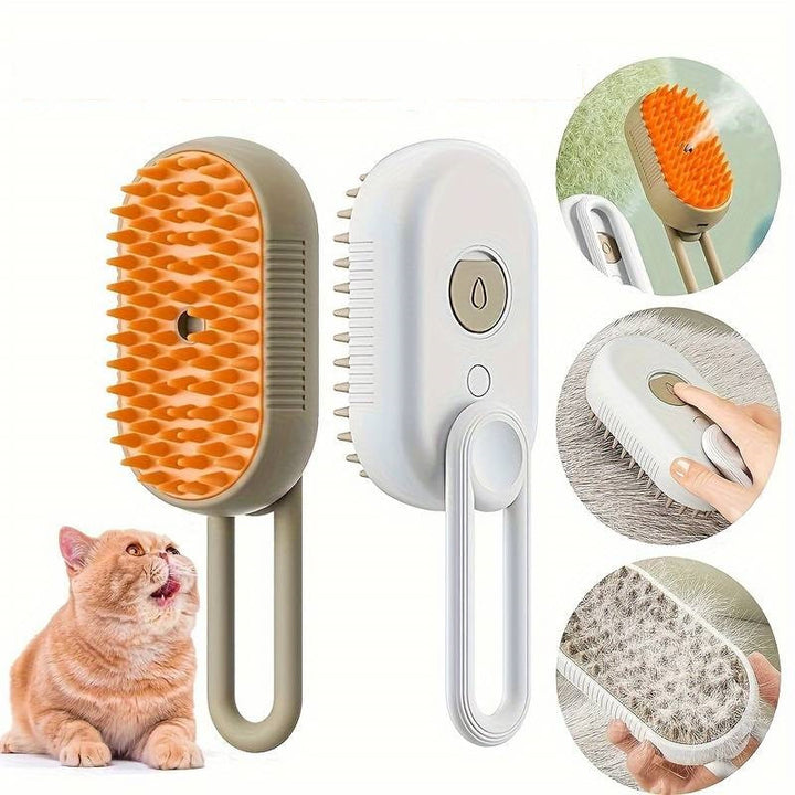 Pet Grooming Brush - FurEase-White-Nora Luxe