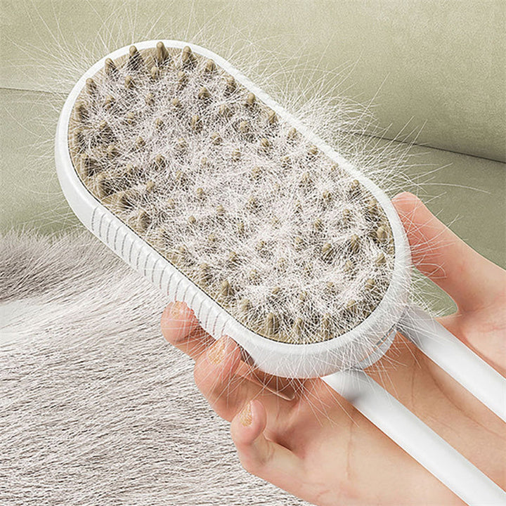 Pet Grooming Brush - FurEase-White-Nora Luxe