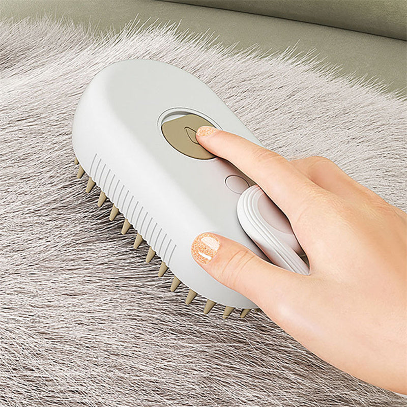 Pet Grooming Brush - FurEase-White-Nora Luxe