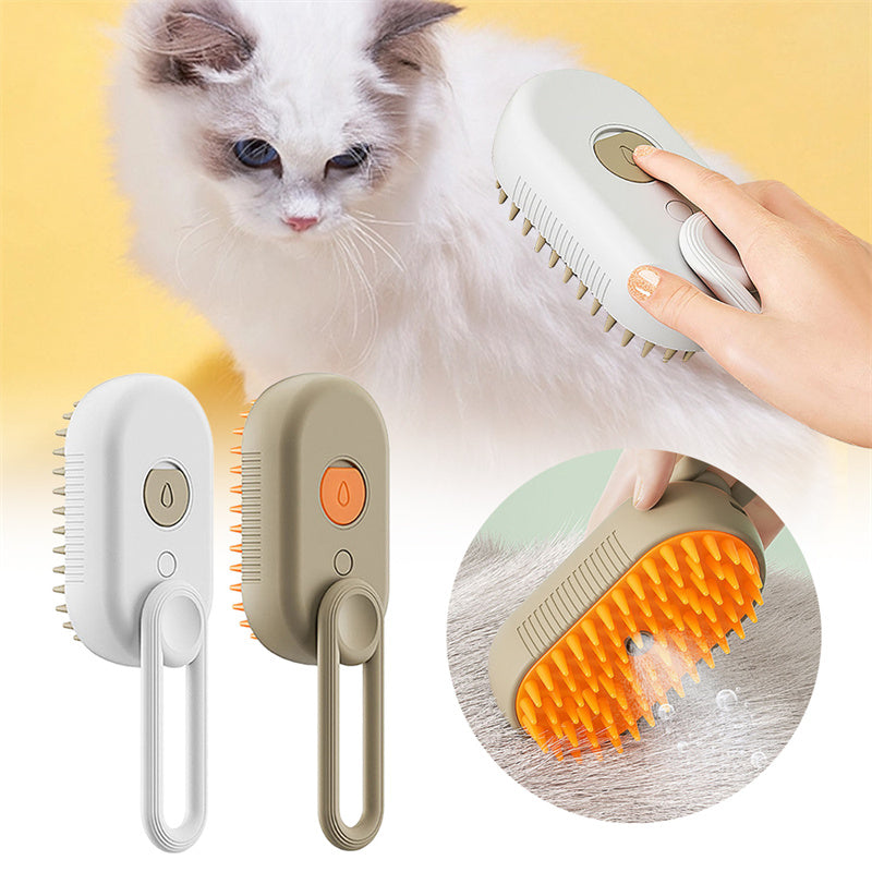 Pet Grooming Brush - FurEase-White-Nora Luxe