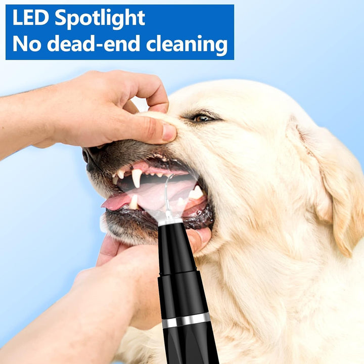 Pet Tartar Remover - Ultrasonic Tooth Cleaner-Black-Nora Luxe