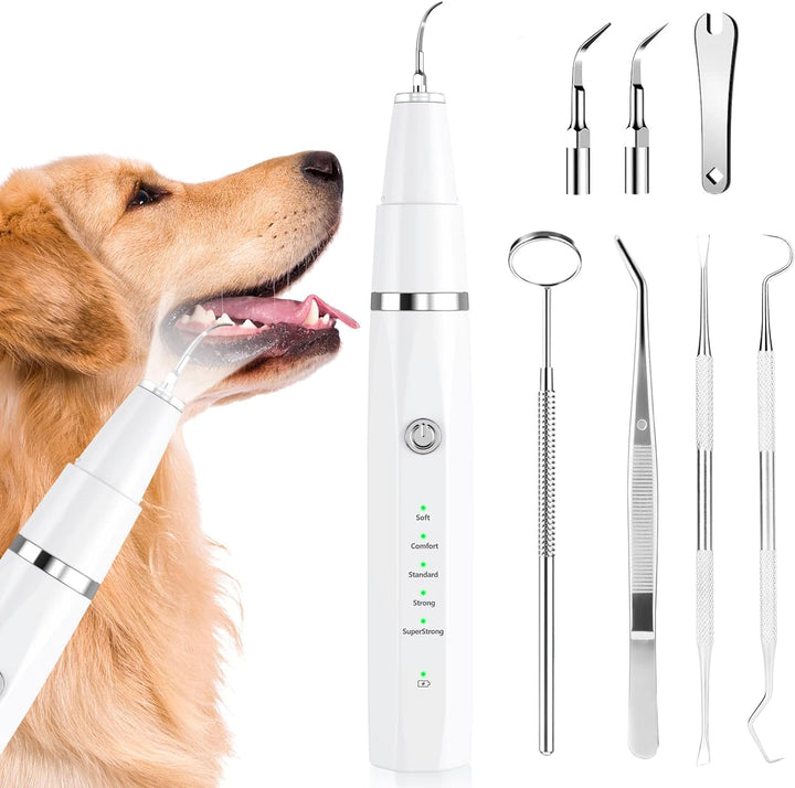 Pet Tartar Remover - Ultrasonic Tooth Cleaner-White-Nora Luxe