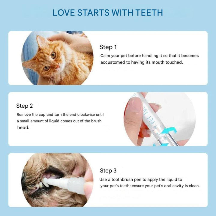 Pet Toothbrush Pen - PetSmile-1 piece-Nora Luxe