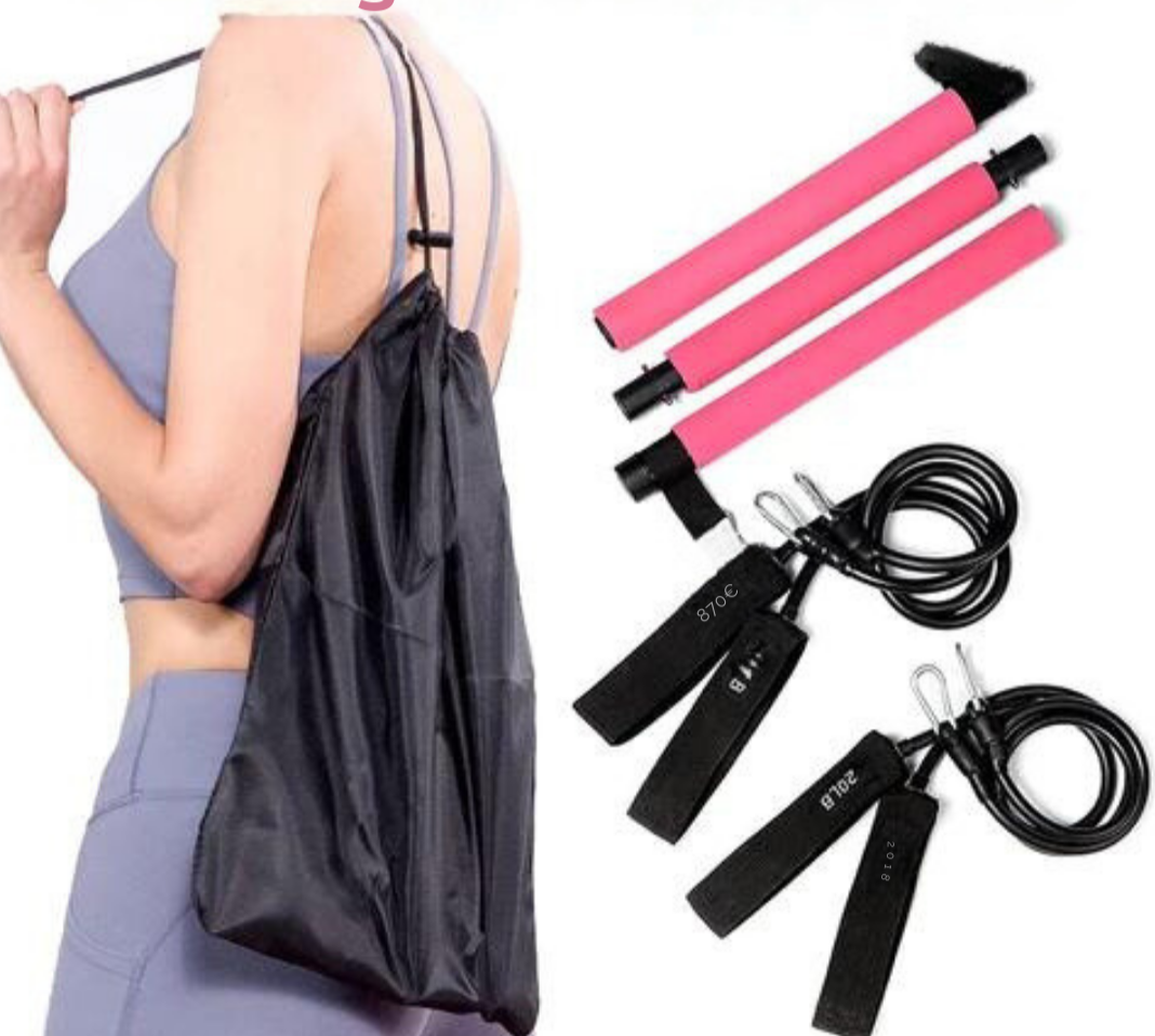 Pilates Bar Set - PilatesCore-Pink-Nora Luxe