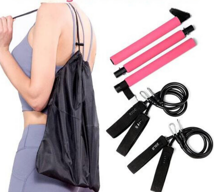 Pilates Bar Set - PilatesCore-Pink-Nora Luxe