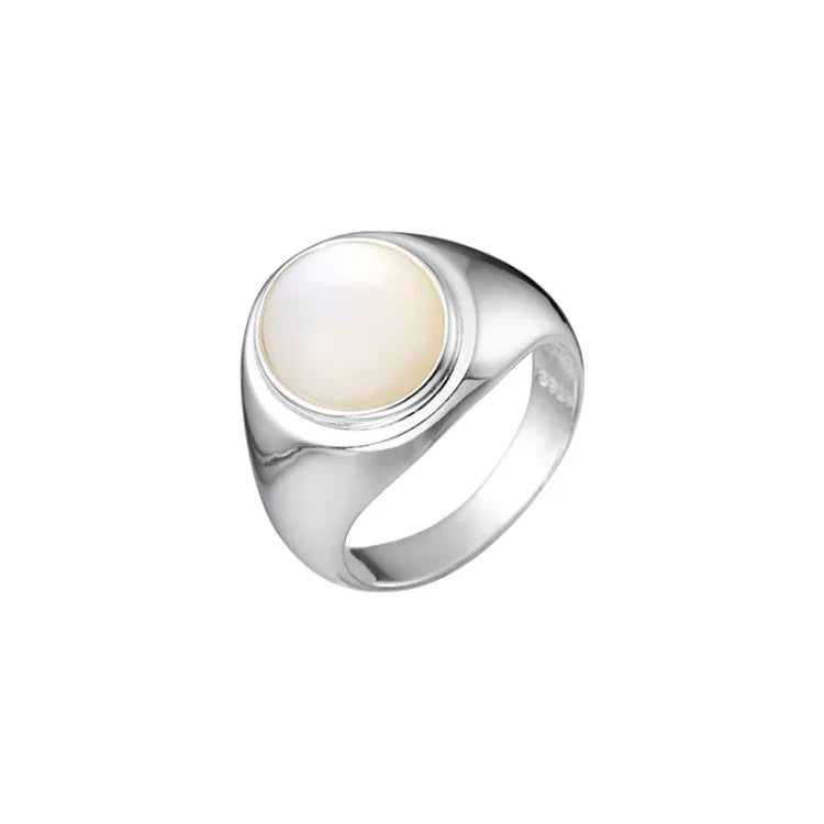 Pinctada Albina Silver Ring - Isla-5-Nora Luxe