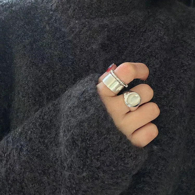 Pinctada Albina Silver Ring - Isla-5-Nora Luxe