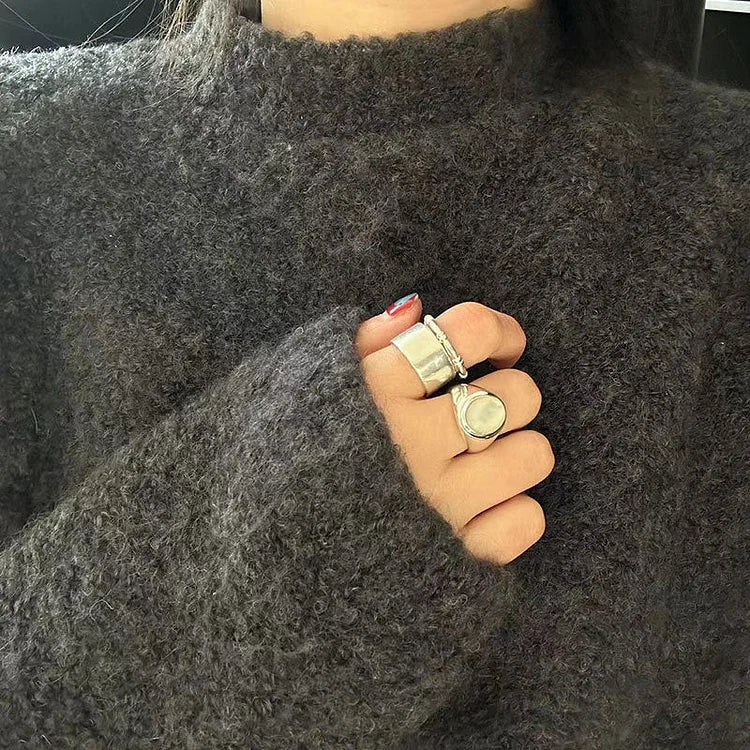 Pinctada Albina Silver Ring - Isla-5-Nora Luxe