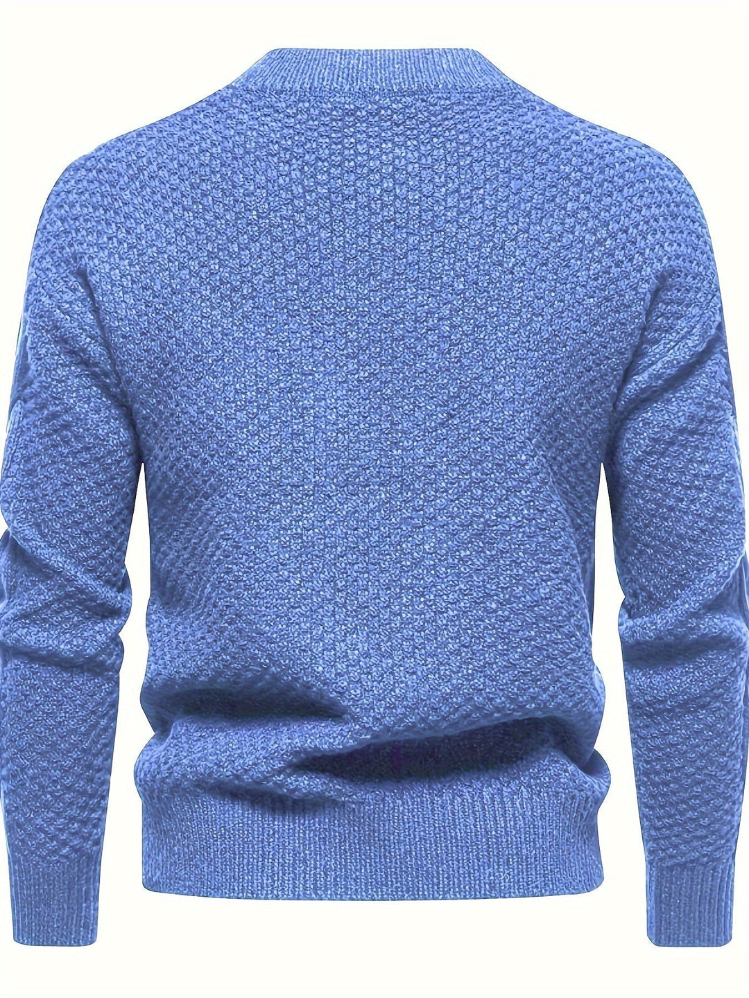 Plain Knitted Jumper for Men - Theo-Black-XS-Nora Luxe