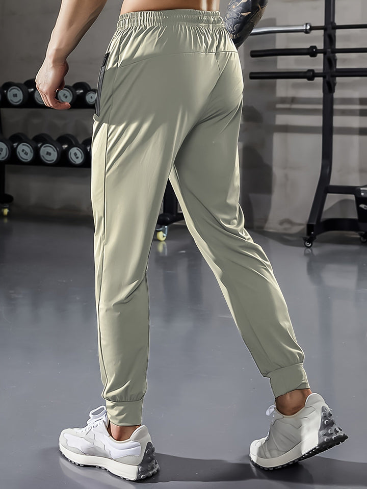 Plain Men's Sports Trousers with Pockets - Niels-Black Style 1-2XS-Nora Luxe