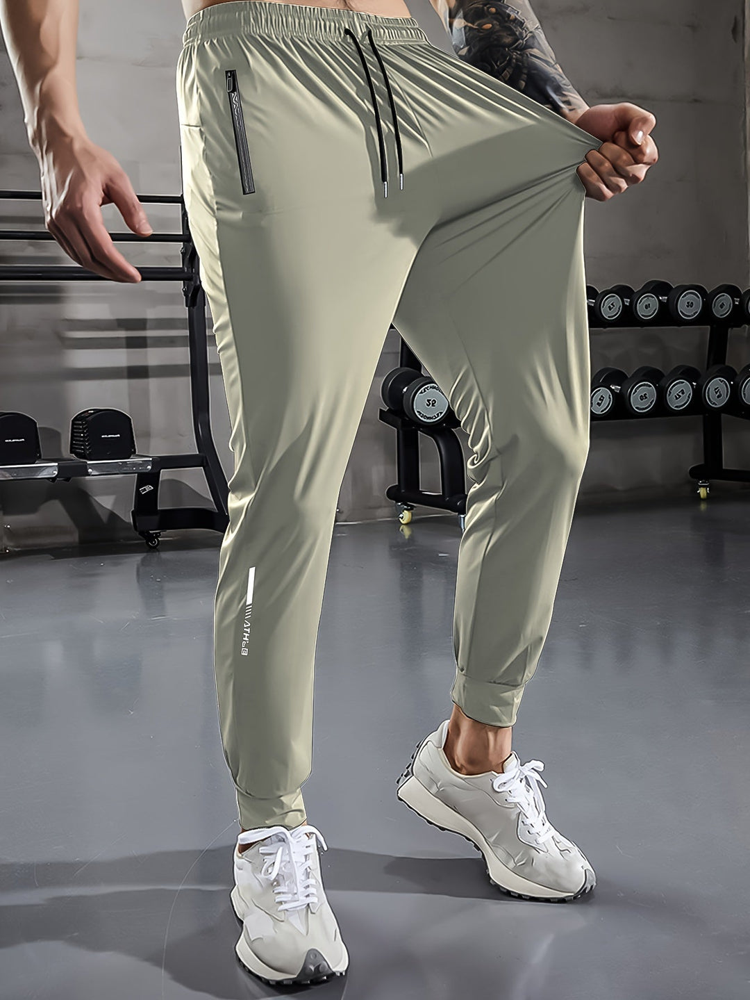 Plain Men's Sports Trousers with Pockets - Niels-Black Style 1-2XS-Nora Luxe