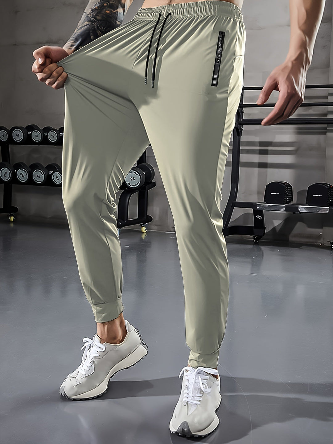 Plain Men's Sports Trousers with Pockets - Niels-Black Style 1-2XS-Nora Luxe