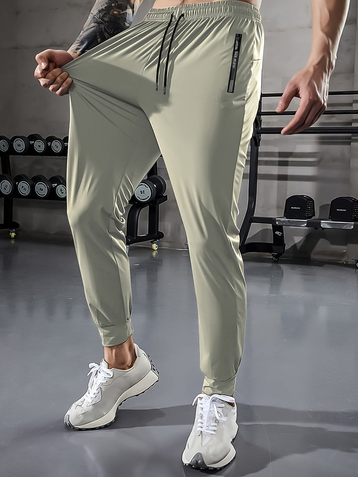 Plain Men's Sports Trousers with Pockets - Niels-Black Style 1-2XS-Nora Luxe