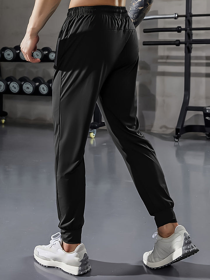 Plain Men's Sports Trousers with Pockets - Niels-Black Style 1-2XS-Nora Luxe