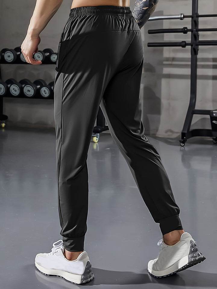 Plain Men's Sports Trousers with Pockets - Niels-Black Style 1-2XS-Nora Luxe