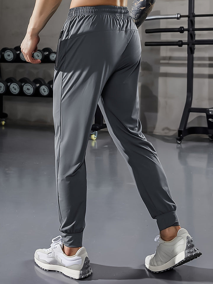 Plain Men's Sports Trousers with Pockets - Niels-Black Style 1-2XS-Nora Luxe